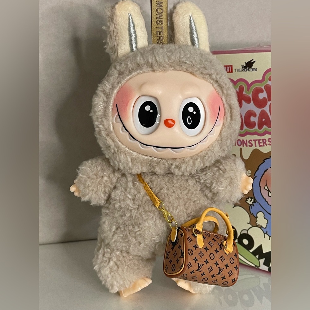 Handmade Labubu Crossbody Handbag LV Accessory Novelty Purse DOLL NOT INCLUDED